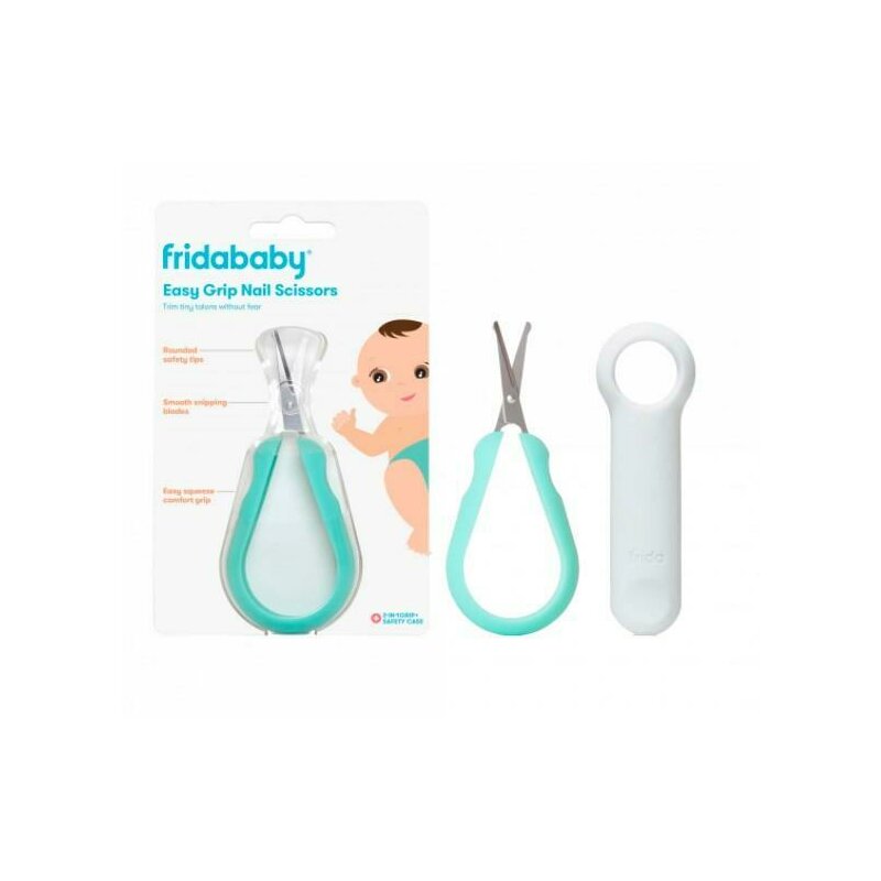 Foarfeca de unghii Fridababy Easy Grip cu husa de protectie 0 luni+