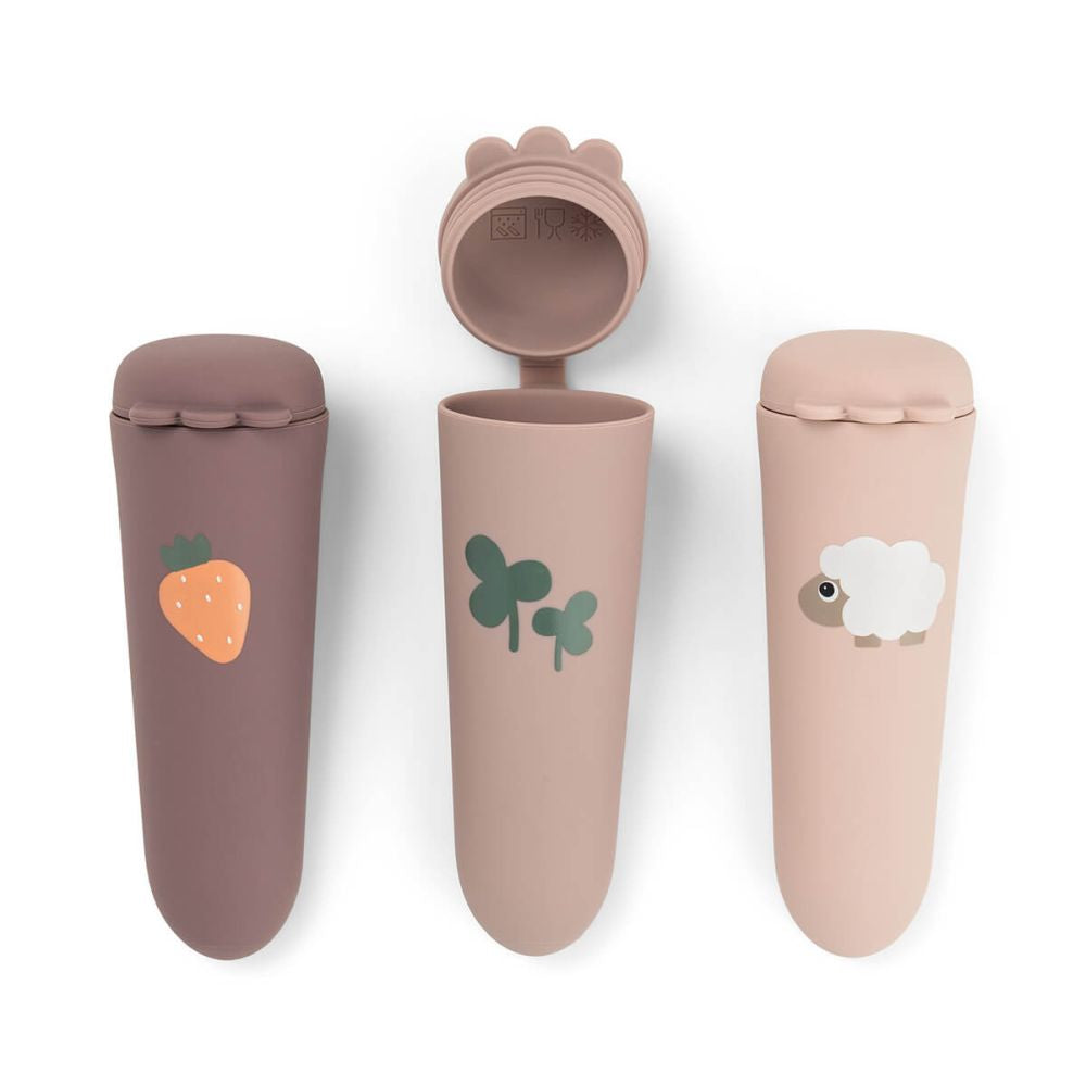 Forme pentru Inghetata Done by Deer Silicon Set 3 buc