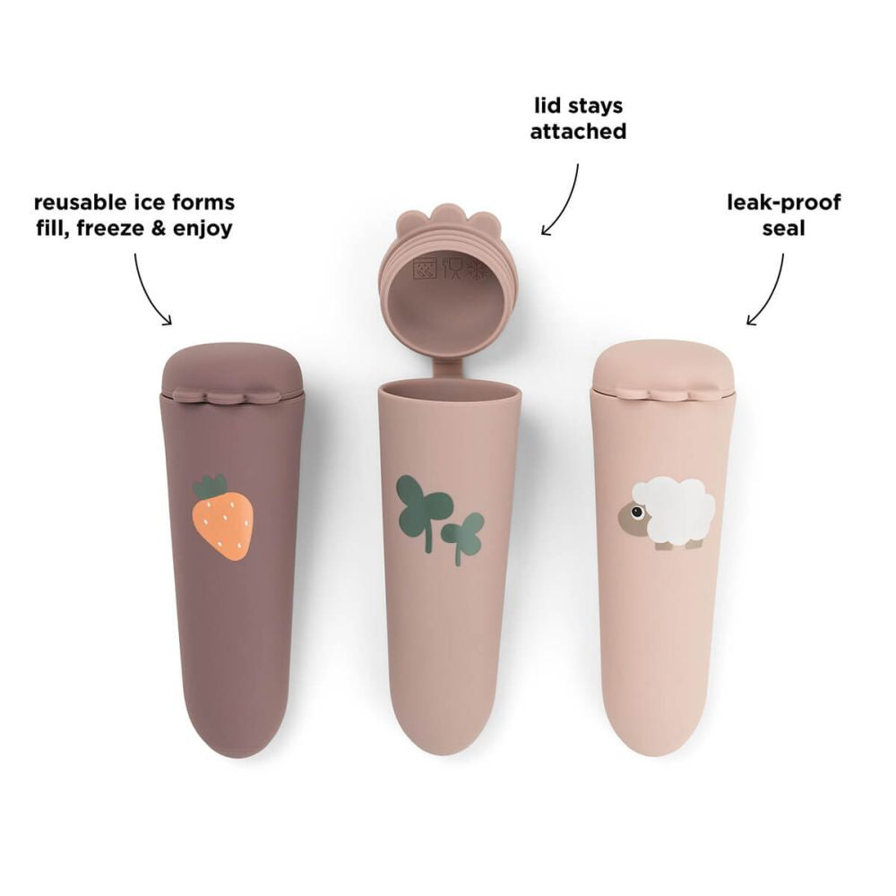Forme pentru Inghetata Done by Deer Silicon Set 3 buc