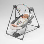 Balansoar electric Lionelo Otto Cozy, Gri