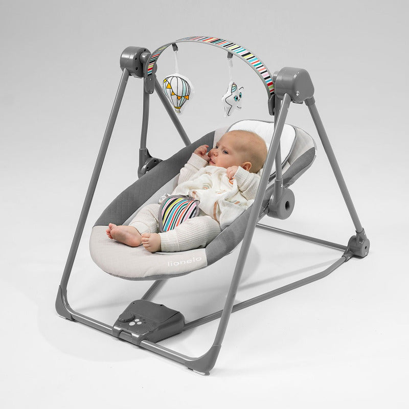 Balansoar electric Lionelo Otto Cozy, Gri