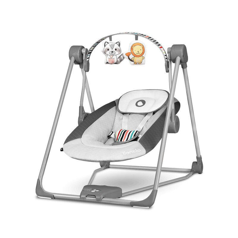 Balansoar electric Lionelo Otto Cozy, Gri