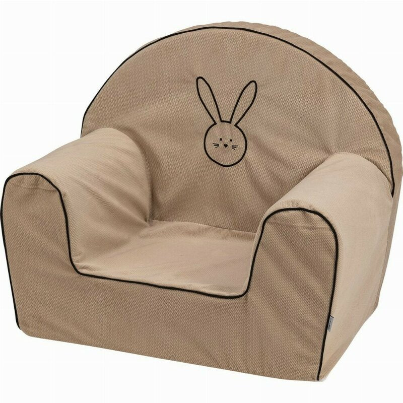 Fotoliu din burete, Bubaba, Bunny, Pentru copii, 9 luni-5 ani, Bej