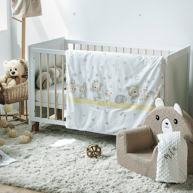 Fotoliu din burete, Bubaba, Cozy Teddy, Pentru copii, 9 luni-5 ani, Brown