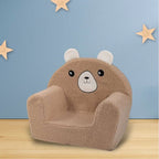 Fotoliu din burete, Bubaba, Cozy Teddy, Pentru copii, 9 luni-5 ani, Brown