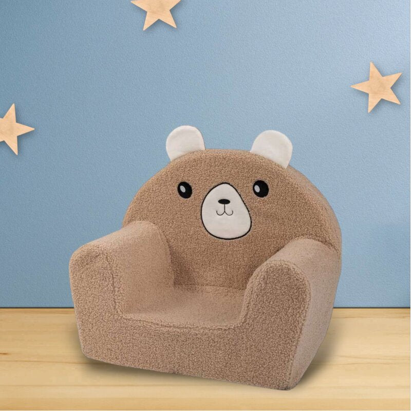 Fotoliu din burete, Bubaba, Cozy Teddy, Pentru copii, 9 luni-5 ani, Brown