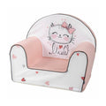 Fotoliu pentru copii Bubaba Kitty Pink 9 luni-5 ani