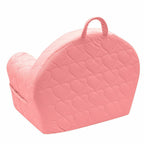 Fotoliu New Baby Hearts, 42x53 cm, Roz – fotoliul văzut din spate