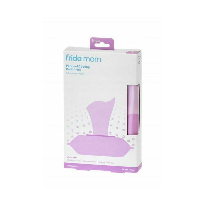 Set 24 servetele umede perineale, Frida Mom, Cu efect de calmare, Pentru perioada postpartum, Vindeca si curata zona intima, Fara ingrediente chimice, Alb