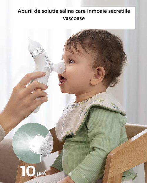 Aspirator nazal Momcozy BreezyClear cu spray salin