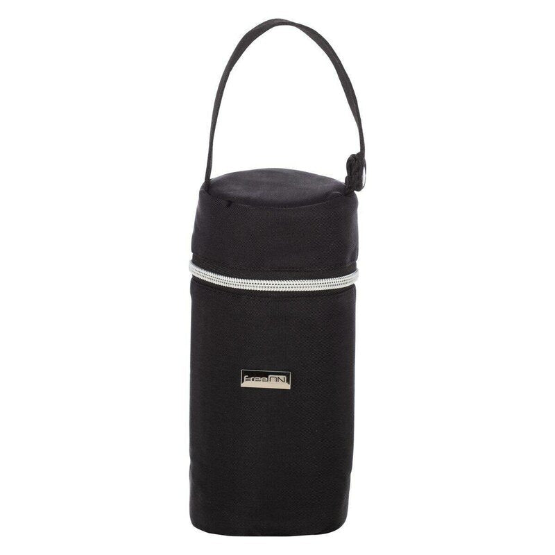 Geanta biberon, FreeON, Single Style, Pentru 1 biberon, Mentine continutul atat cald, cat si rece, Black