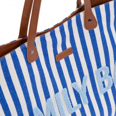 Geanta Childhome Family Bag Albastru Alb