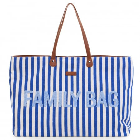 Geanta Childhome Family Bag Albastru Alb