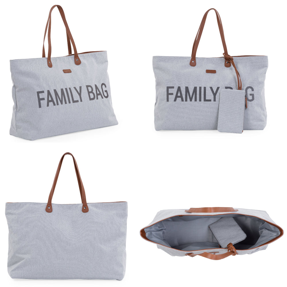 Geanta Childhome Family Bag Canvas Gri