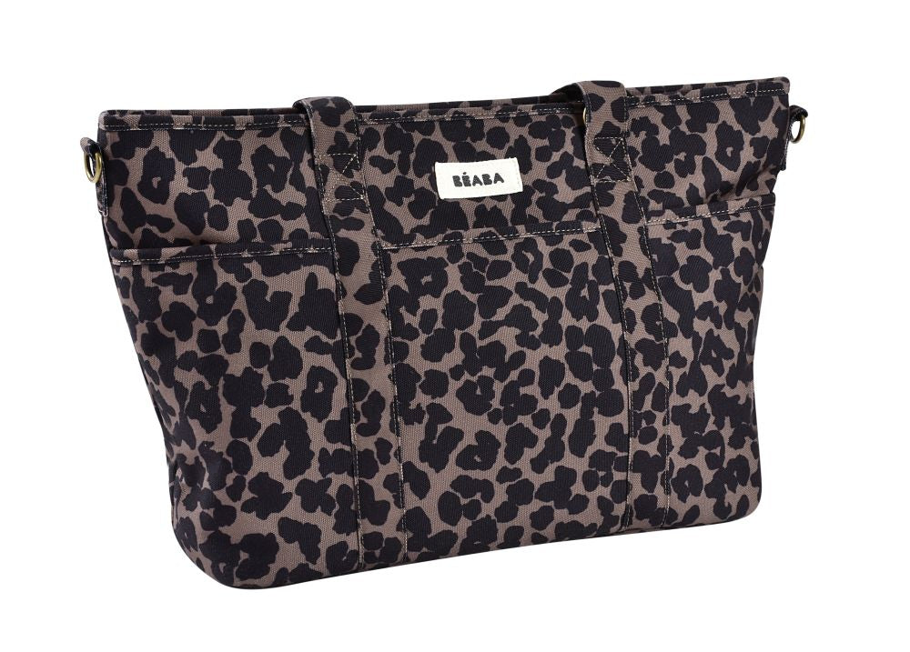 Geantă de Bebeluș Beaba Madrid XXL Leopard 11 Buzunare