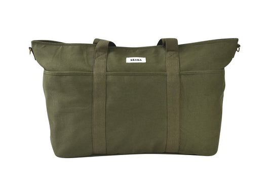 Geantă de Bebeluș Beaba Madrid XXL Seagrass 11 Buzunare