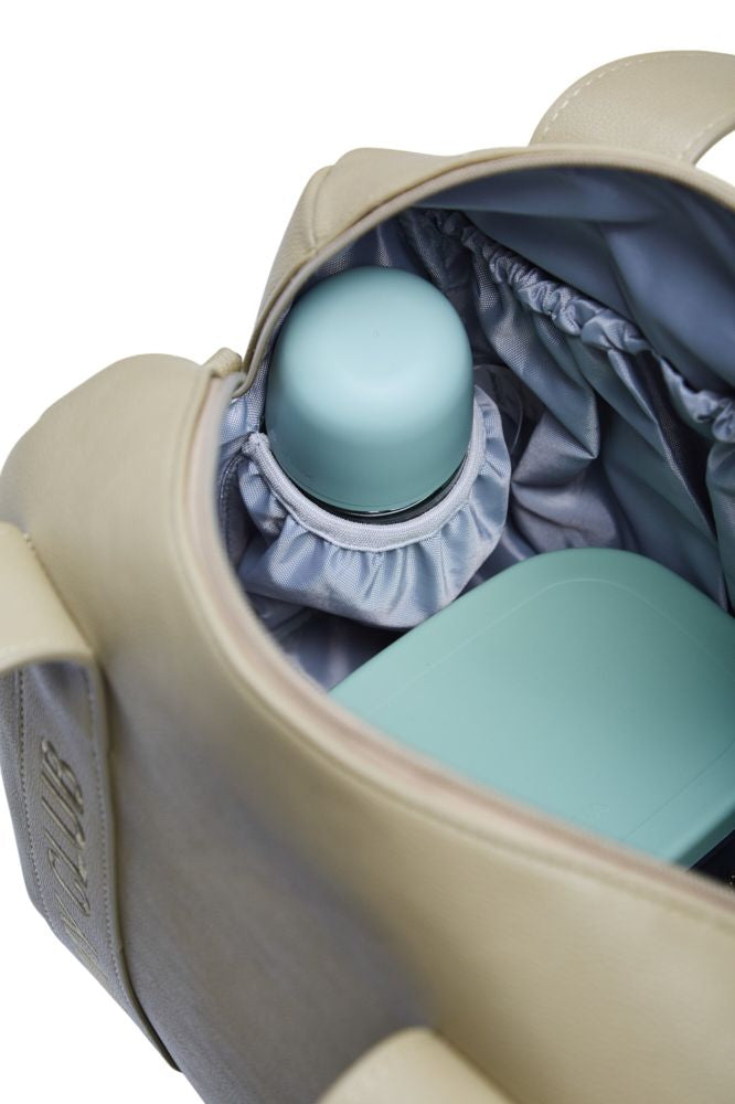 Geanta Infasat Childhome Mommy Club Piele Verde 22L cu Accesorii