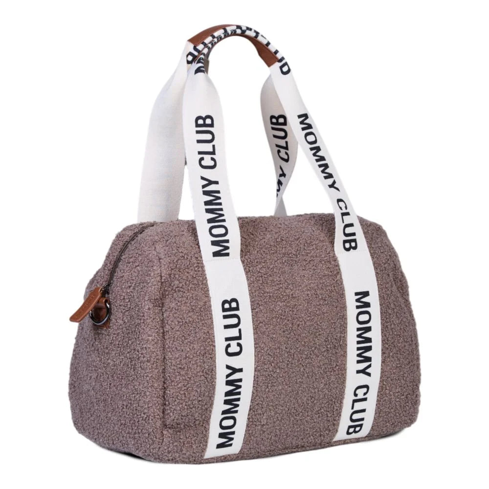 Geanta Infasat Childhome Mommy Club Signature Teddy Soft Brown 22L