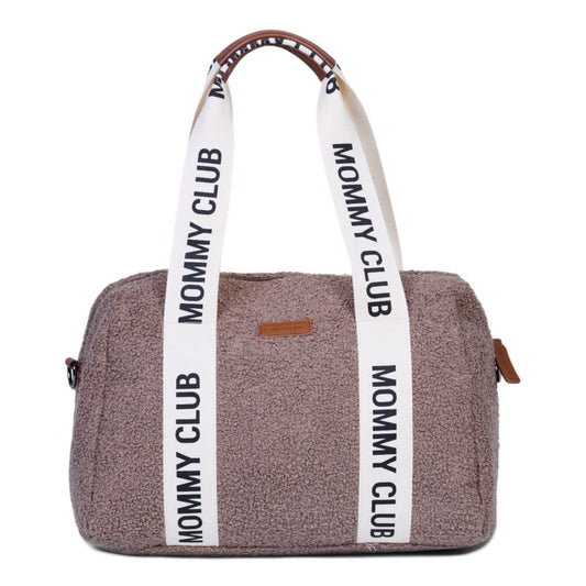 Geanta Infasat Childhome Mommy Club Signature Teddy Soft Brown 22L