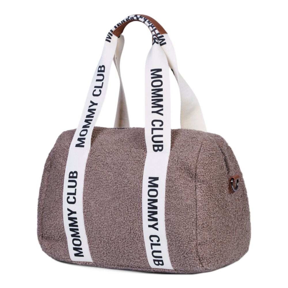 Geanta Infasat Childhome Mommy Club Signature Teddy Soft Brown 22L
