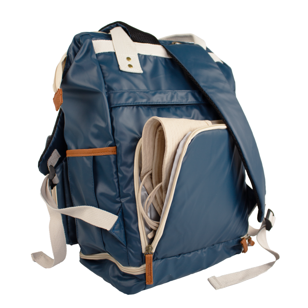 Geantă de Înfășat Baby On Board Camille Ocean - Design Premium Albastru