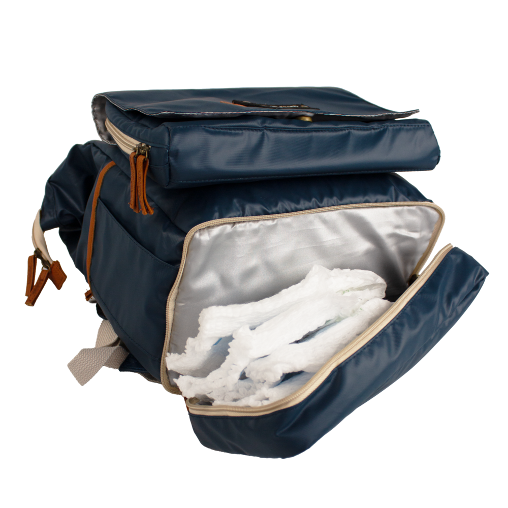 Geantă de Înfășat Baby On Board Camille Ocean - Design Premium Albastru