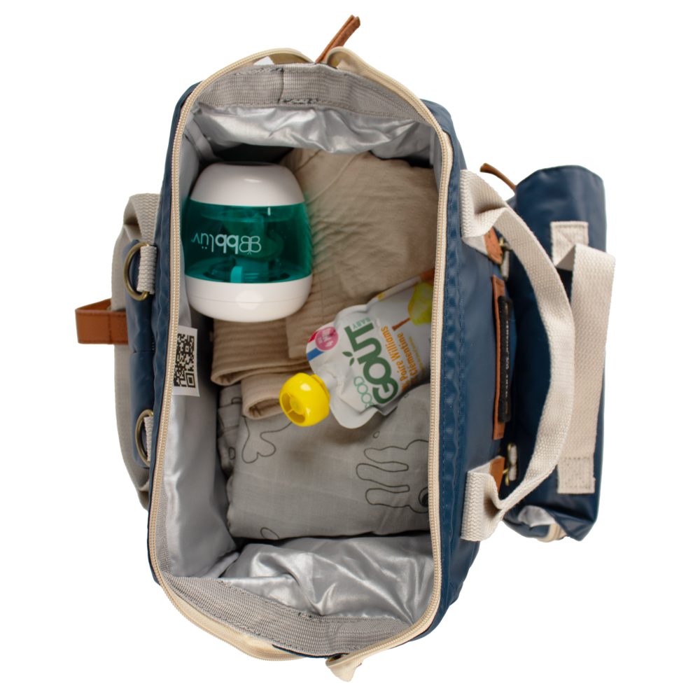 Geantă de Înfășat Baby On Board Camille Ocean - Design Premium Albastru