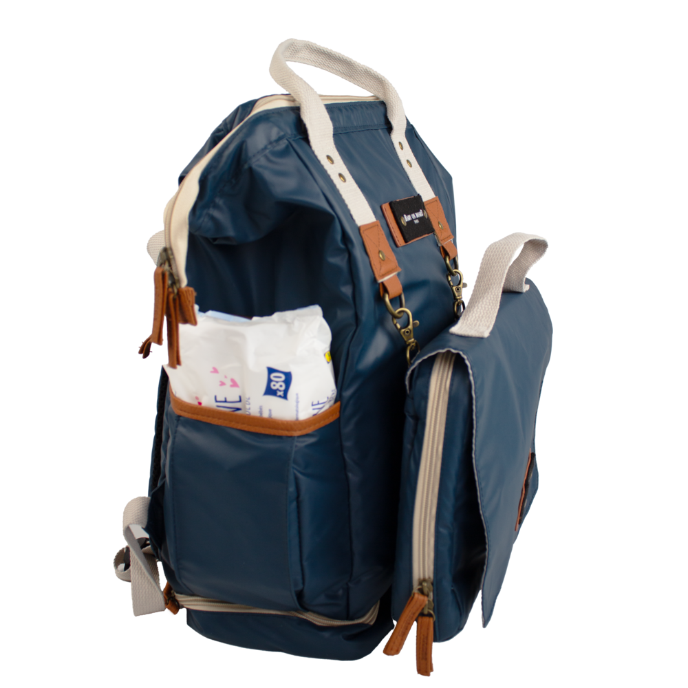 Geantă de Înfășat Baby On Board Camille Ocean - Design Premium Albastru