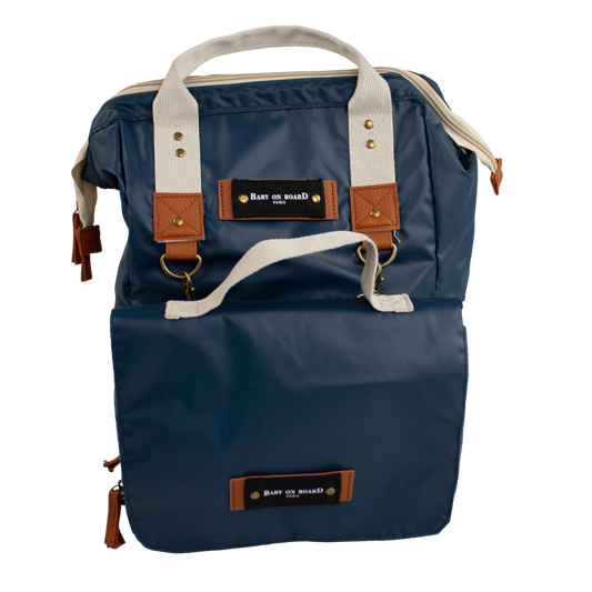 Geantă de Înfășat Baby On Board Camille Ocean - Design Premium Albastru