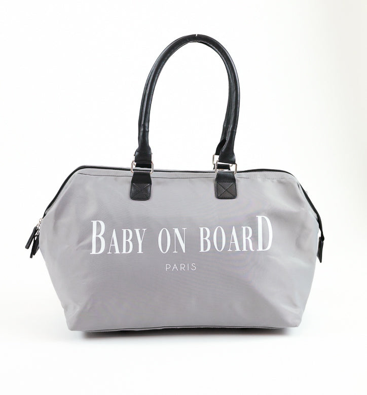 Geantă de Înfășat Baby On Board Jamestone Grey - Design Premium Gri
