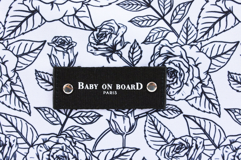 Geantă de Înfășat Baby On Board Simply Roses - Design Elegant cu Trandafiri