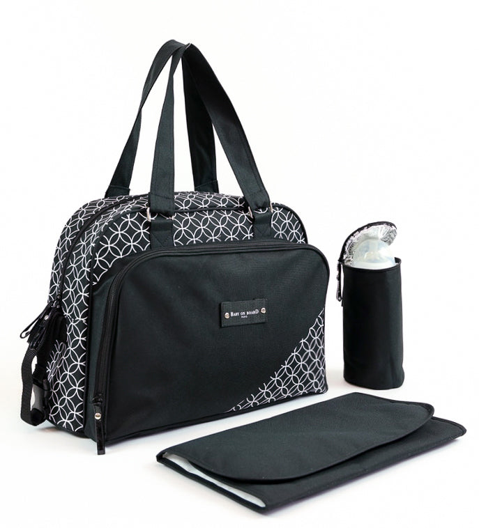 Geantă de Înfășat Baby On Board Simply Star - Organizare Premium pentru Părinți