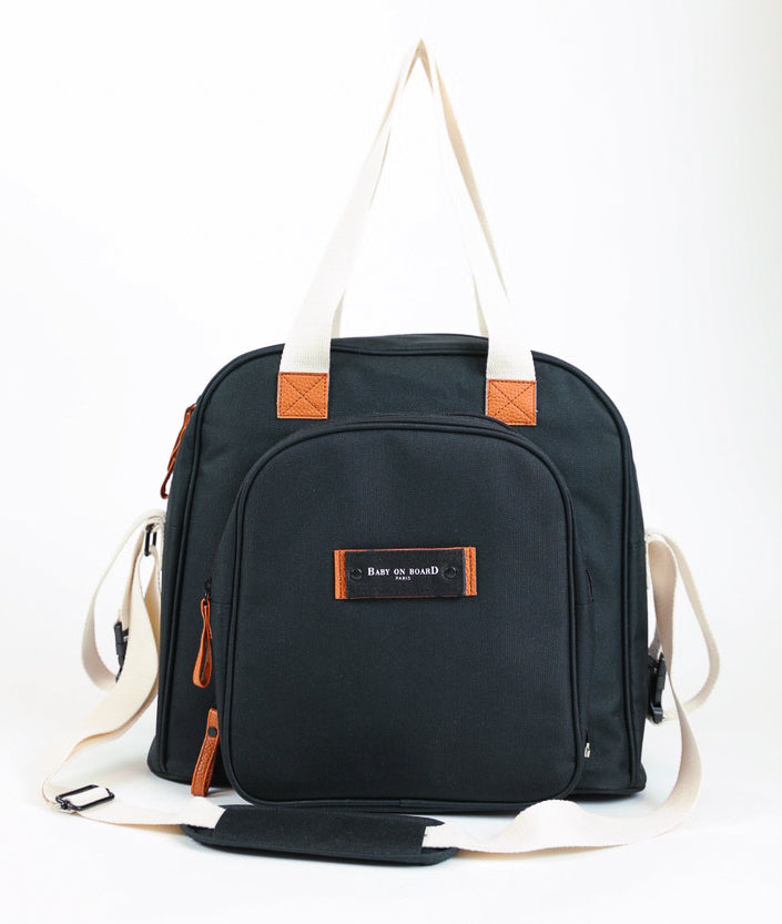 Geanta de Infasat Baby On Board - Square Duo Black