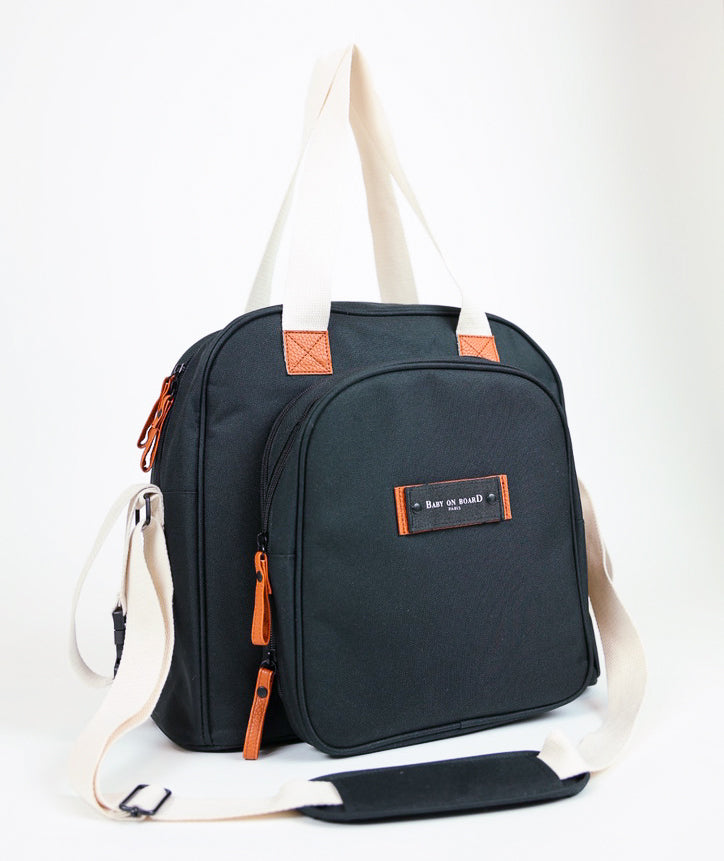 Geanta de Infasat Baby On Board - Square Duo Black