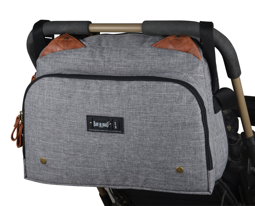 Geanta de Infasat Baby On Board - Titou City Grey