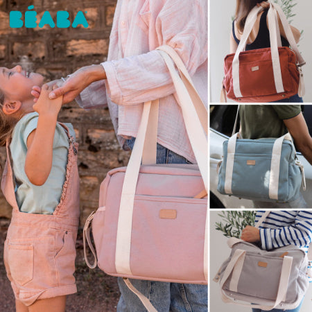 Geanta de infasat Beaba Paris Pearl Grey
