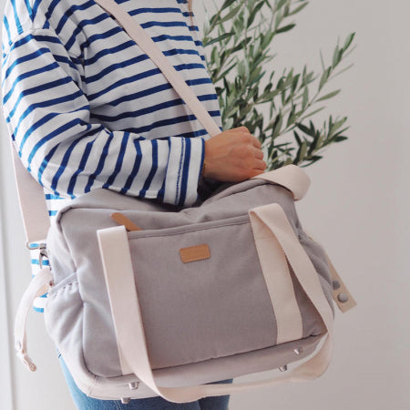 Geanta de infasat Beaba Paris Pearl Grey