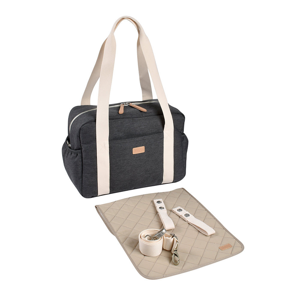 Geanta de infasat Beaba Paris ,   Dark Heather Grey
