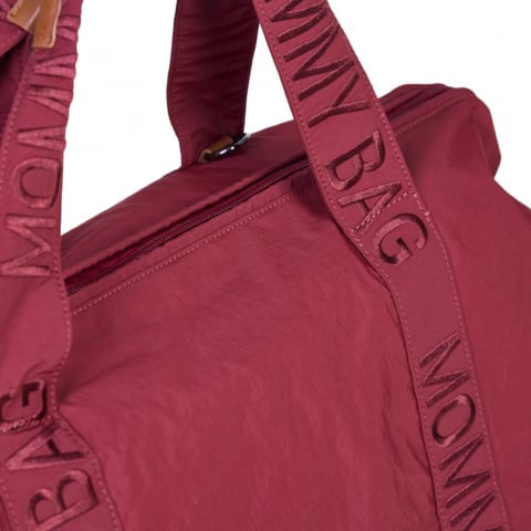 Geanta de infasat Childhome Mommy Bag Signature Urban Burgundy