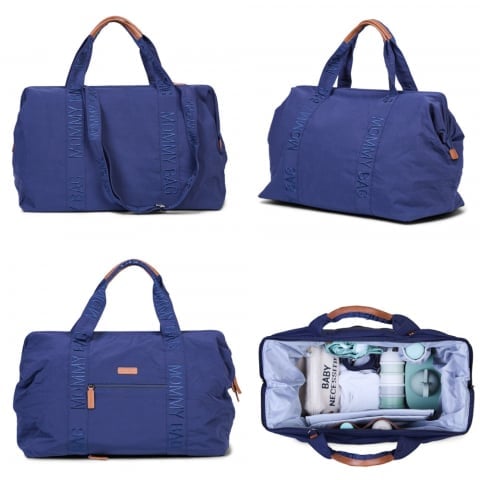 Geanta de infasat Childhome Mommy Bag Signature Urban Navy