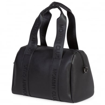 Geanta de infasat Childhome Mommy Club piele PU Negru