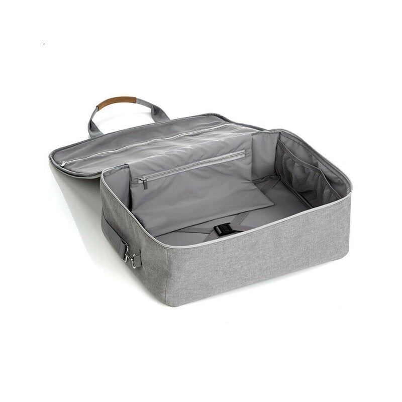 Geanta de voiaj spital, Jane, Cu compartiment impermeabil 41 x 50 x 7 cm, Dim Grey