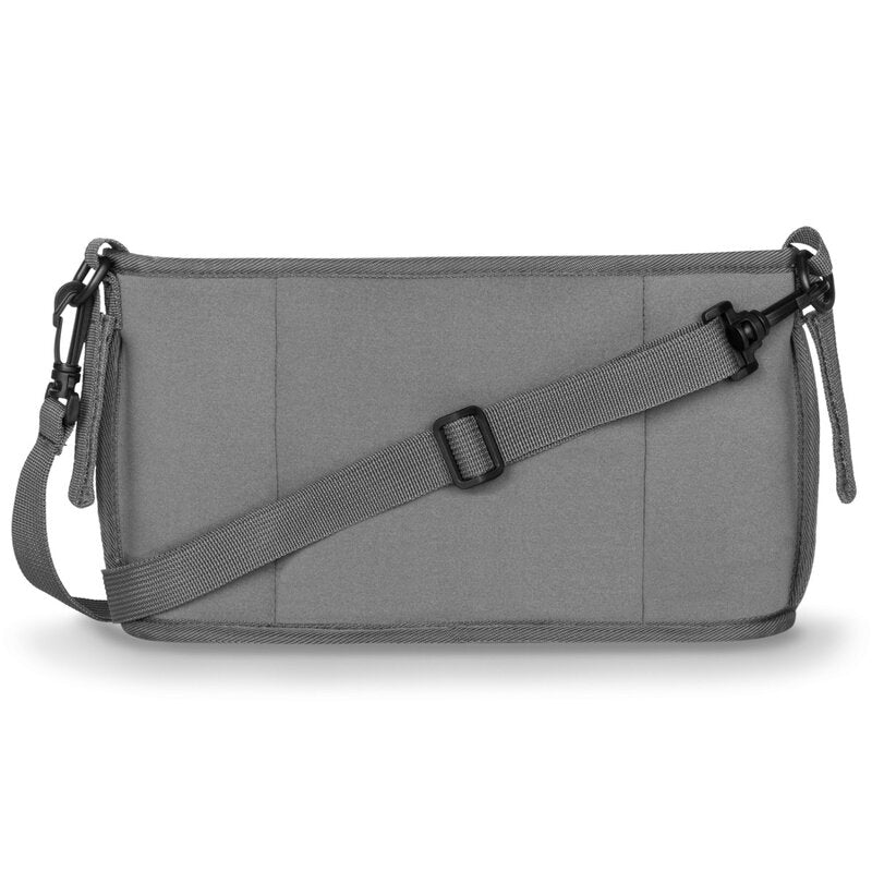 Organizator carucior Lionelo Little Cube Gri – organizatorul din spate