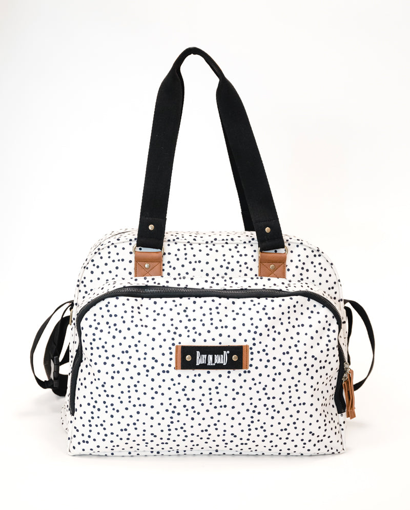 Geanta Infasat Bebelusi Baby On Board - Urban Dots