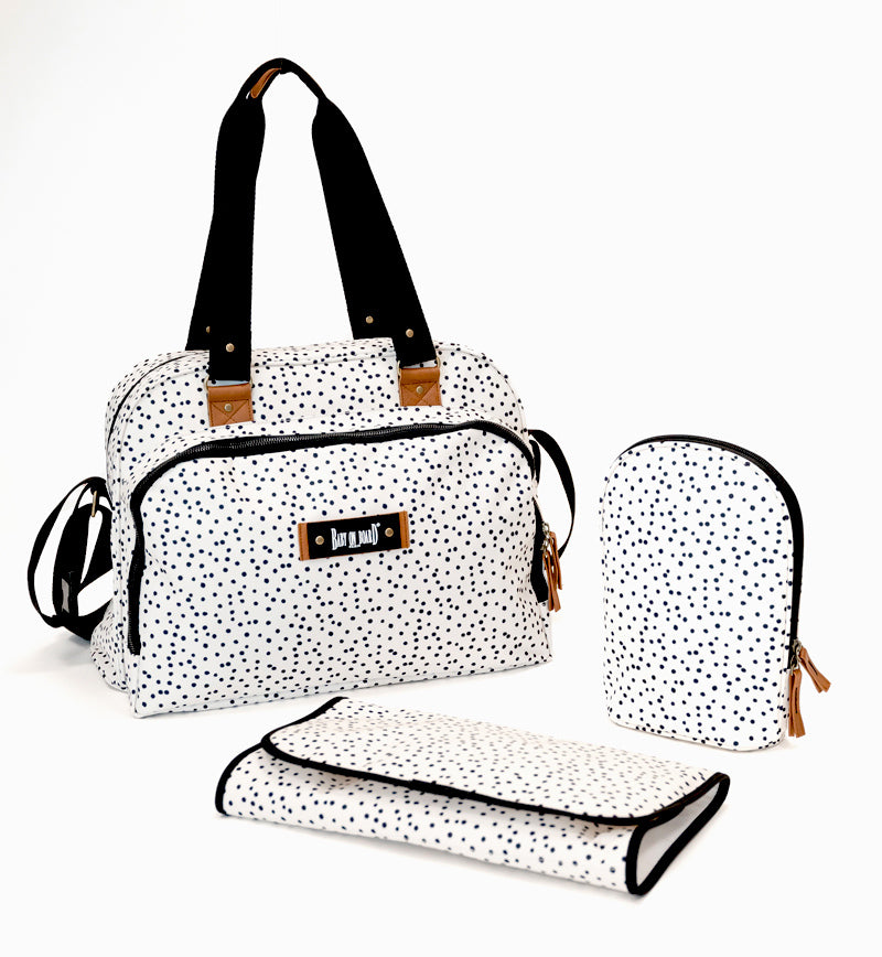 Geanta Infasat Bebelusi Baby On Board - Urban Dots