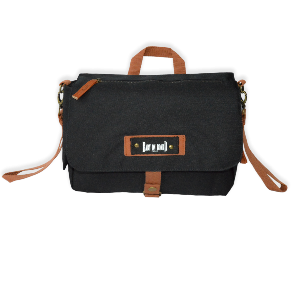 Geantă Mini Bebeluși Baby On Board Miniz Bag Black - Compactă și Elegantă