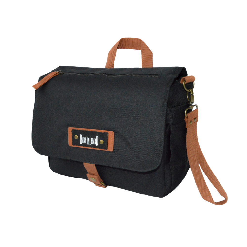Geantă Mini Bebeluși Baby On Board Miniz Bag Black - Compactă și Elegantă