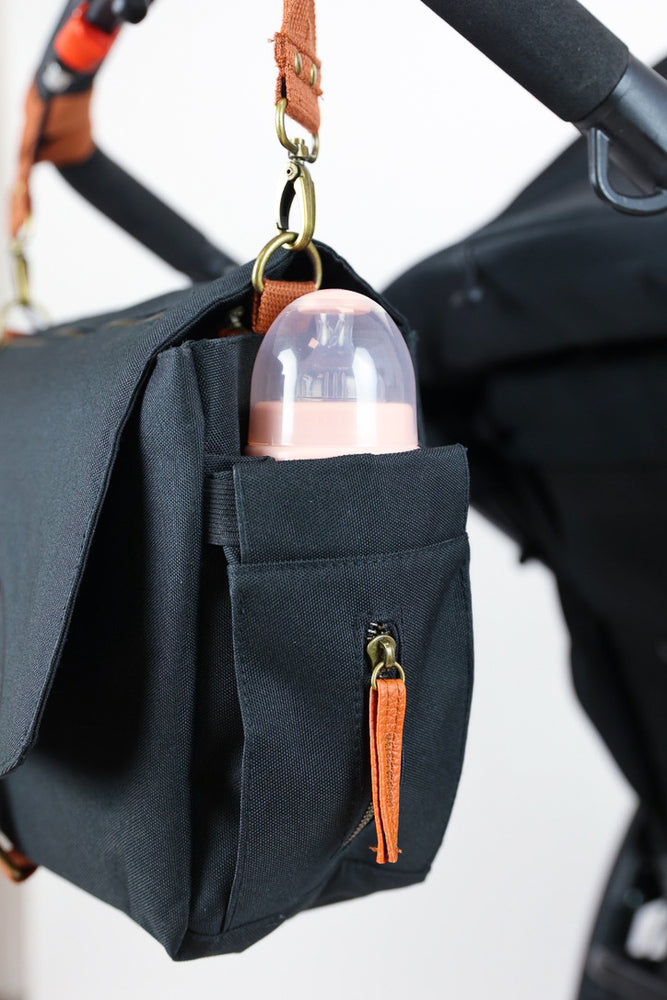 Geantă Mini Bebeluși Baby On Board Miniz Bag Black - Compactă și Elegantă