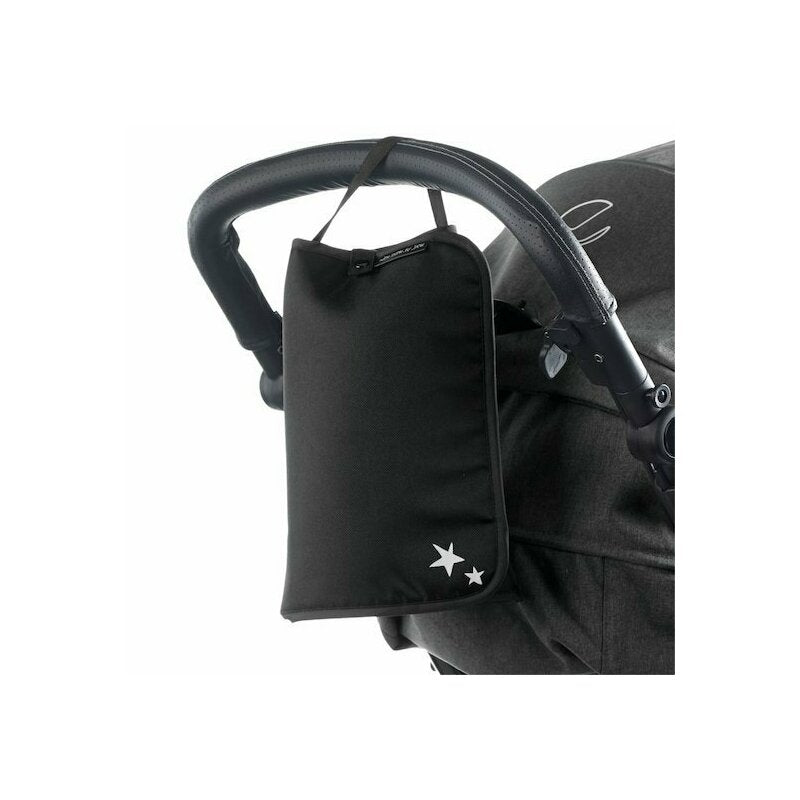 Geanta pentru mamici, Jane, Cu 2 buzunare exterioare, Cu multiple compartimente, Cu saltea de infasat inclusa, 44 x 34 cm, Conform cu standardul de securitate europeana EN 71-3:2019, Soil