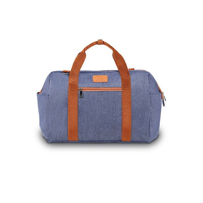 Geanta pentru mamici Lionelo Ida Albastru denim – geanta vazuta din spate